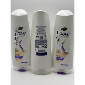 3 Pk Dove Ultra Care Volume & Fullness Conditioner For Flat Hair Adds Body 12oz